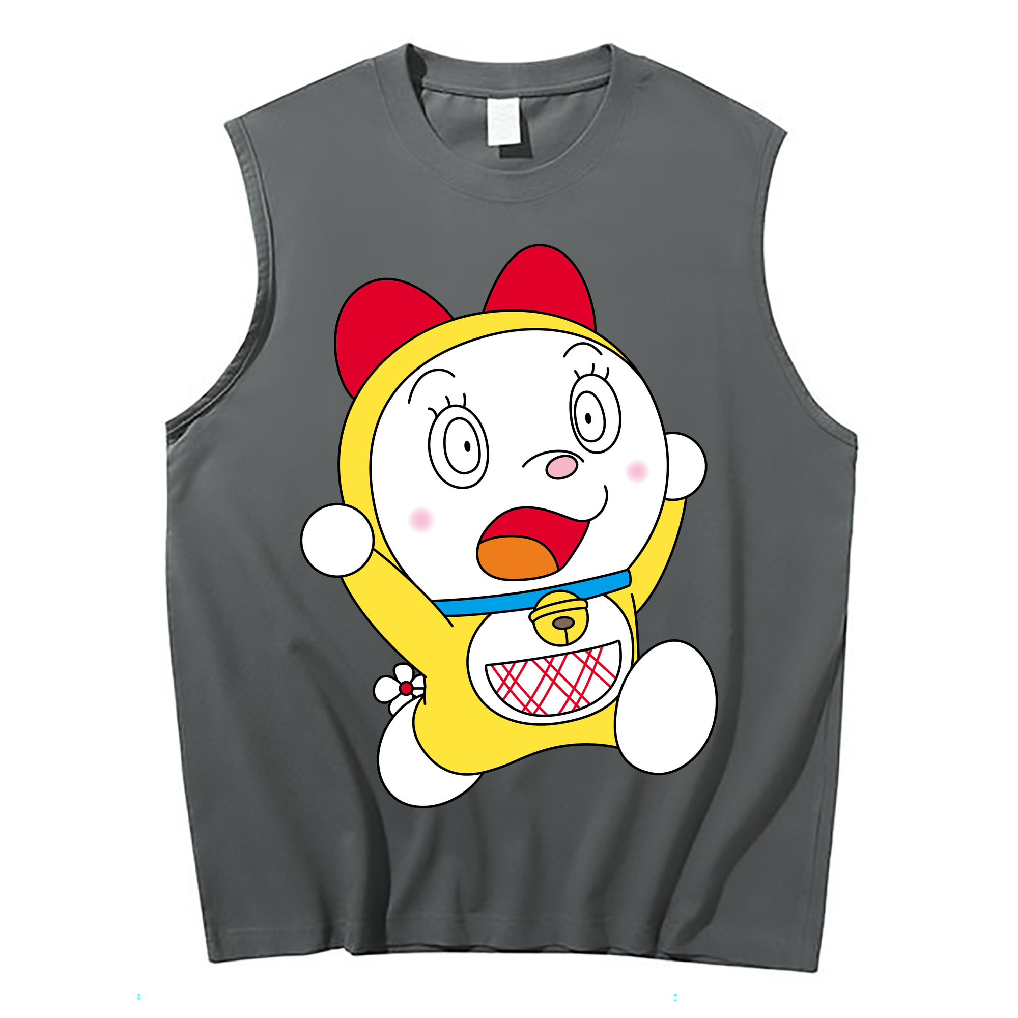 （画像用） ドラえもん ドラミ Doraemon Dorami コットン100％タンクトップ（フロントプリント）